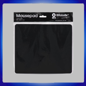 Mouse Pad Ultra Delgado Negro con Bolsa BROBOTIX 497264